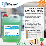 sanitizer D'FEND Anti-bacteria Sanitizer fluid 5L