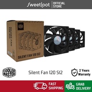 Cooler Master Silent Fan 120 SI2 120mm 3 Pin Case Fan 4 in 1 Value Pack 2022 Version