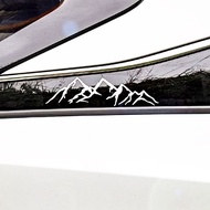 Car Sticker Snow Mountain Mountain Peak Decal Window Glass Bumper Laptop