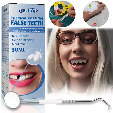EELHOE Resin False Teeth Solid Gums Modification of Temporary Filling Materials Restorative Dentistr
