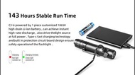 WUBEN C3 手電筒｜1200 流明 + 防水設計 + 多模式切換