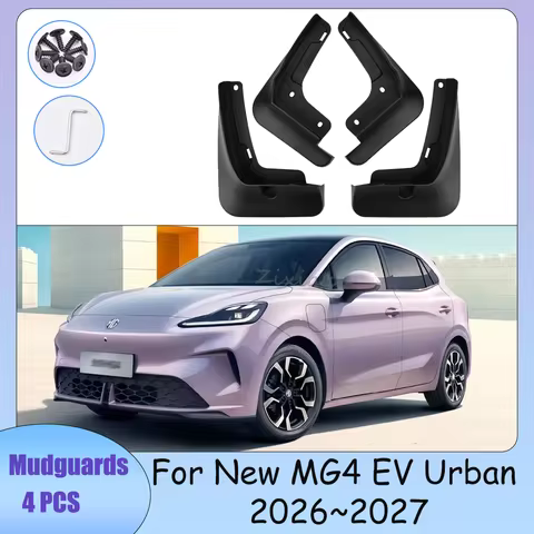 Car Wheel Mudquard PP For New MG4 EV Urban 2026~2027 MK2 Mud Flaps Skin Cover Guards Fenders Splash 