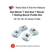 Slot Block/ T Sliding Block/ T Block/ Square Nut/ Profile Nut for 20/30/40/45 Series Aluminium Profi