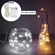 TIMEKEY 1M/2M/5M Star Copper Light String Room Decoration LED Fairy Lights Christmas Xmas Decorative