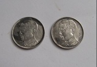 民國十八年。💲、廣東省貳毫 。銀毫兩個、銀幣