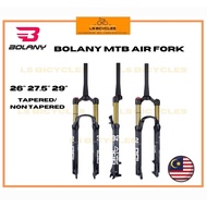 NEW 100% Original Bolany Air Fork 27.5/29 Bicycle Mountain Bike Front Air Fork Suspension Ready Stock