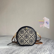 Tory Burch T Monogram Jacquard Moon Royal Navy Tory Burch 88168 Camera Bag