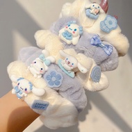 HCStore-Kawaii Style Cute Soft Fur Hair Ties – Cartoon Decorative Women's Hair Ties