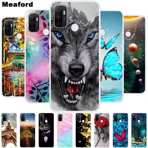 For OPPO A53 2020 Case A53S Soft Silicone Back Case for OPPO A53S 2020 Cover Coque for Oppo A53 a 53