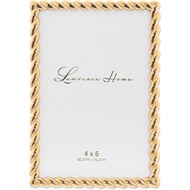 Lawrence Frames 4x6 Golden Rope Picture Frame (712046)