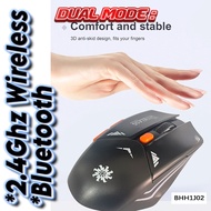 Bluetooth Wireless Mouse,Bluetooth Mouse BT 5.0/3.0 Wireless Mouse for Laptop 2.4G Computer Mouse Si