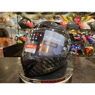 LS2 FF805 THUNDER CARBON RACING FIM FULL FACE HELMET DONE TRANSFORM TO LONG SPOILER