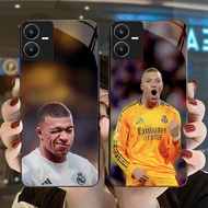 YZ-50Kylian Mbappe Glass Casing for VIVO iQOO Z6 Y55 Y35 Y28 V25 Y22S Y75 Y22 5G