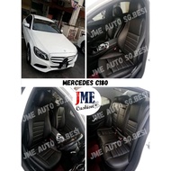 [JME CUSHION] MERCEDES BENZ W204 [NO INCLUD DOOR] FITTING SEWN LEATHER SEAT *JAHIT MATI SEAT*