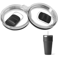 Penutup Tumbler 26 oz untuk Yeti, 2PCS, Tahan Percikan dan Bebas BPA, Penutup Geser, Tiada Magnetik