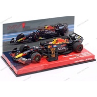 [Ready Stock 1 Set] F1 Racing Car Model 1: 43 Mini Cut Red Bull RB19 Vista Panbalin Station Champion