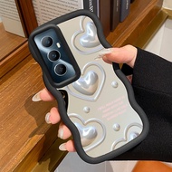 HP Phone Case For Realme C65 4G 12X 5G Case Heart platinum Macaron Softcase Soft Silicone Case Mirro