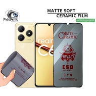 REALME C61 Ceramic Matte Anti Spy No Tempered Glass