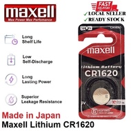 CR1620 GENUINE Maxell Japan Coin Cell Lithium Battery 3V - CR1620/1BS