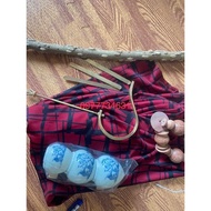 Lồng chim hoạ mi khướu choè than hoa văn chân cửa đục CNC đường kính 42 trúc tre già cật cao cấp kèm