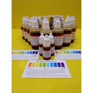 PH test solution, PH test, PH measurement, PH test 10ml/50ml (comparative color chart included)