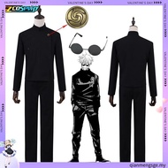 Gojo Satoru Cosplay Uniform Jujutsu Kaisen Gojo Satoru Cosplay Costume High School Uniform Wig Suit 