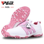 11GOLF รองเท้ากอล์ฟ เด็ก ระบบผูกเชือก Auto Lacing System PGM Kids Golf Shoes รุ่น XZ099