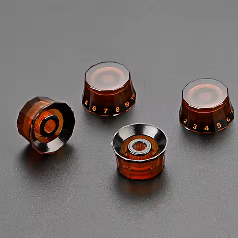 4Pcs Speed ​​Volume Tone Control Knobs Lampshade Style Guitar Tone And Volume Knobs for PRS Guitar A