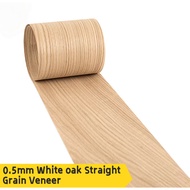 Thickness:0.5mm Natural White Oak Straight Grain Wood Veneer Sheets