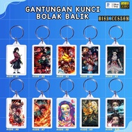 GANTUNGAN ACRYLIC KEYCHAIN Demon Slayer KEYCHAIN/ Demon Slayer KEYCHAIN/ Demon Slayer K24