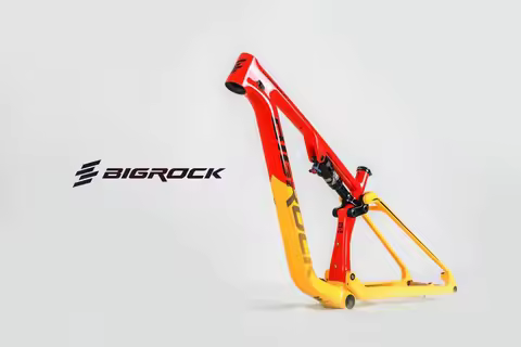 Bigrock frame29er XC off-road soft tailCarbon fiber Full Suspension Carbon MTB Framebike Mountain Bi