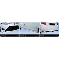 Toyota vios 2013 2014 2015 2016 2017 2018 TRD bodykit body kit front side rear skirt lip