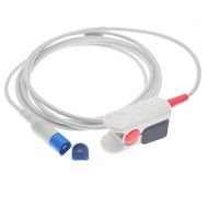 Compatible for Phi*lip*s 8 Pin Patient Monitors, TPU Material Shell, Reusable SPO2 Probe Sensor, SPO