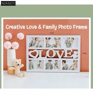 Creative LOVE & FAMILY Photo Frame | Bingkai Foto LOVE & FAMILY Kreatif Home Airbnb Decorations Déco