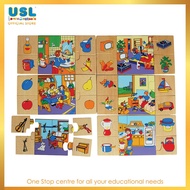 USL Things Around Home Puzzles - Board Games & Early Learning & Educational Toys & Learning Puzzles