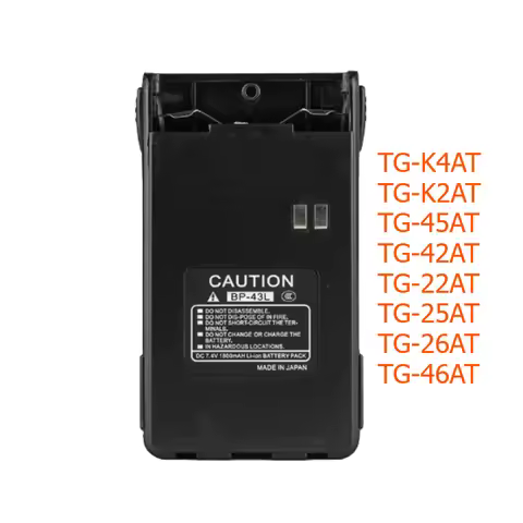 For TG-K4AT TG-K2AT TG-45AT TG-42AT TG-22AT TG-25AT TG-26AT TG-46AT 7.2V 1500mAh Li-ion Walkie Talki