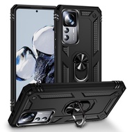 Casing For Xiaomi 12T 11T 10T Pro Shockproof Military Armor Case Ring Kickstand Holder Cover