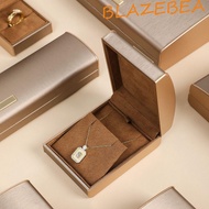BLAZEBEA Leather Jewel Box, Exquisite Filigrana Textured Jewelry Organizer, Fashion Vintage Case Lux