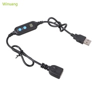 Winu Automatic Restart USB Timer Cable 1-24H Programmable Control USB Timer Cord
