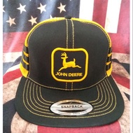 Ready Stock Men Cap John deere Vintage Trucker Snapback Tag made in usa