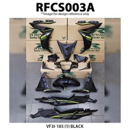 Cover Set Rapido VF3i SYM 185 (1) Black Accessories Motor Black SYM185 185 VF3i185 Body Coverset Sti