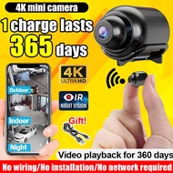 【24 hours delivery】4K wireless hidden mini cctv camera HD+32G memory card+8 million pixels mini came