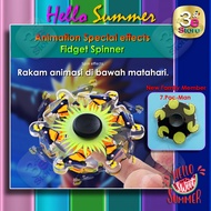 Dynamic Gyro Fidget Finger Spinner Animation Movement Spinner Pikachu Naruto Sasuke Jiraiya Cartoon 
