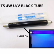 T5 4W /6W , T8 10W /18W /40W UV BLACK FLUORESCENT TUBE (TOSHIBA)