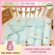 Combo Tran Han Embroidery 4 BabyPiece – Genuine OME’S | Shop Bin Bong Family