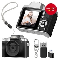 Kids Mini Camera with 48MP Ultra Clear Image, 18X Zoom and Built-in Flash  Kamera Mini Kanak-kanak d