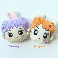 Exo Sehun Chanyeol Doll Keyring (Mini Yeolang and Kittyhun) size 12 cm EXO-SC Chanyeol Sehun Doll Ke