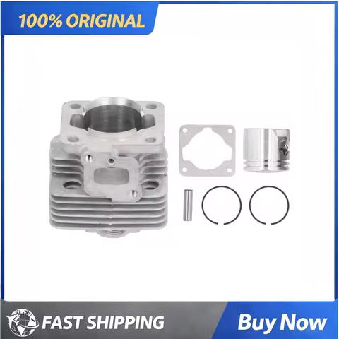 34mm Cylinder Piston Pin Clips Gasket Set Trimmer Brush Cutter Engine Replacement Assembly Spare Par