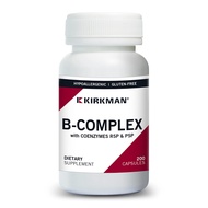 B-Complex with CoEnzymes R5P & P5P - Hypoallergenic - 200 Vegetarian Capsules