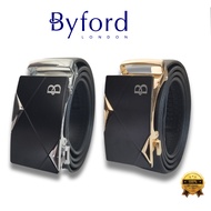 Byford London Men's Automatic Buckle Trendy Business Casual Strap Belt / / Belt-15